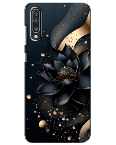 Чехол для Samsung Galaxy A70 2019 (A705F) с картинкой «Черный лотос» Чехол для Samsung Galaxy A70 2019 (A705F) с картинкой «Черный лотос»
