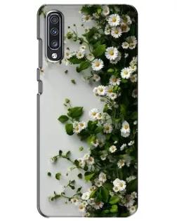 Чехол для Samsung Galaxy A70 2019 (A705F) с картинкой «Ветка мелких белых цветов» Чехол для Samsung Galaxy A70 2019 (A705F) с картинкой «Ветка мелких белых цветов»