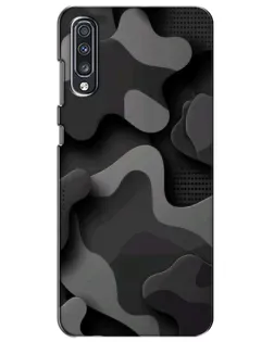 Чехол для Samsung Galaxy A70 2019 (A705F) с картинкой «Темный абстрактный камуфляж» Чехол для Samsung Galaxy A70 2019 (A705F) с картинкой «Темный абстрактный камуфляж»