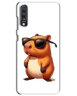 Чехол для Samsung Galaxy A70 2019 (A705F) с картинкой «Капибара в очках» Чехол для Samsung Galaxy A70 2019 (A705F) с картинкой «Капибара в очках»