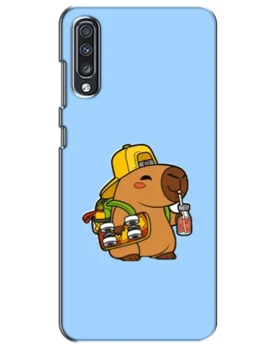 Чехол для Samsung Galaxy A70 2019 (A705F) с картинкой «Капибара на скейте» Чехол для Samsung Galaxy A70 2019 (A705F) с картинкой «Капибара на скейте»