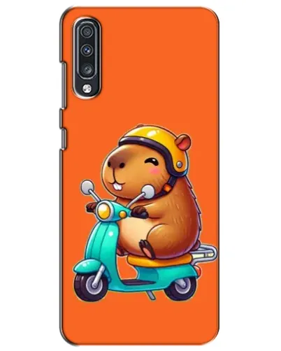 Чехол для Samsung Galaxy A70 2019 (A705F) с картинкой «Капибара на скутере» Чехол для Samsung Galaxy A70 2019 (A705F) с картинкой «Капибара на скутере»