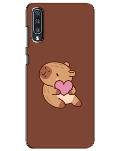 Чехол для Samsung Galaxy A70 2019 (A705F) с картинкой «Капибара с сердцем» Чехол для Samsung Galaxy A70 2019 (A705F) с картинкой «Капибара с сердцем»