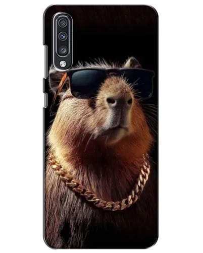 Чехол для Samsung Galaxy A70 2019 (A705F) с картинкой «Капибара золотая цепь» Чехол для Samsung Galaxy A70 2019 (A705F) с картинкой «Капибара золотая цепь»