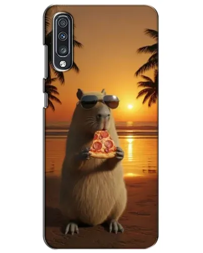 Чехол для Samsung Galaxy A70 2019 (A705F) с картинкой «Капибара с пиццей» Чехол для Samsung Galaxy A70 2019 (A705F) с картинкой «Капибара с пиццей»