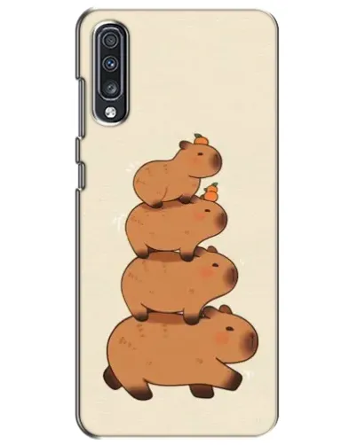 Чехол для Samsung Galaxy A70 2019 (A705F) с картинкой «Башня из капибар» Чехол для Samsung Galaxy A70 2019 (A705F) с картинкой «Башня из капибар»