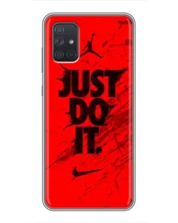 Чехол для Samsung Galaxy A71 (A715) с картинкой «Nike Just Do It»