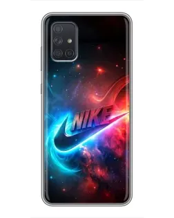 Чехол для Samsung Galaxy A71 (A715) с картинкой «Огненный логотип Nike» Чехол для Samsung Galaxy A71 (A715) с картинкой «Огненный логотип Nike»