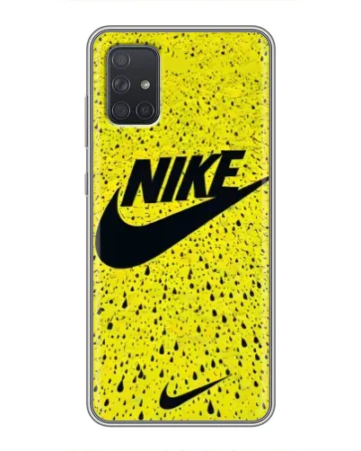 Чехол для Samsung Galaxy A71 (A715) с картинкой «Желтый текстурный Nike» Чехол для Samsung Galaxy A71 (A715) с картинкой «Желтый текстурный Nike»