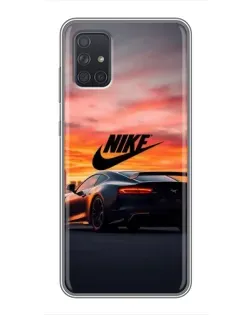 Чехол для Samsung Galaxy A71 (A715) с картинкой «Nike и суперкар» Чехол для Samsung Galaxy A71 (A715) с картинкой «Nike и суперкар»