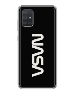 Чехол для Samsung Galaxy A71 (A715) с картинкой «NASA — вертикальный логотип» Чехол для Samsung Galaxy A71 (A715) с картинкой «NASA — вертикальный логотип»