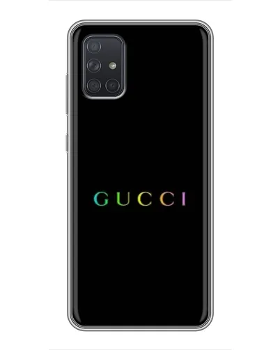 Чехол для Samsung Galaxy A71 (A715) с картинкой «Gucci — неоновый минимализм» Чехол для Samsung Galaxy A71 (A715) с картинкой «Gucci — неоновый минимализм»