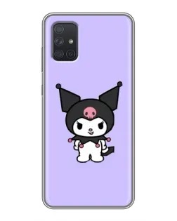 Чехол для Samsung Galaxy A71 (A715) с картинкой «Kuromi — нежный фиолетовый» Чехол для Samsung Galaxy A71 (A715) с картинкой «Kuromi — нежный фиолетовый»