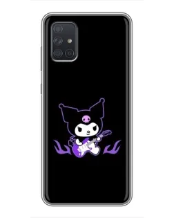 Чехол для Samsung Galaxy A71 (A715) с картинкой «Электрическая Kuromi» Чехол для Samsung Galaxy A71 (A715) с картинкой «Электрическая Kuromi»