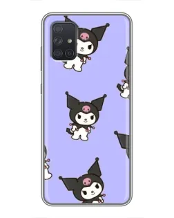 Чехол для Samsung Galaxy A71 (A715) с картинкой «Паттерн с Kuromi» Чехол для Samsung Galaxy A71 (A715) с картинкой «Паттерн с Kuromi»