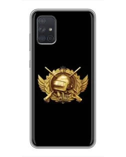 Чехол для Samsung Galaxy A71 (A715) с картинкой «PUBG — оранжевый градиент» Чехол для Samsung Galaxy A71 (A715) с картинкой «PUBG — оранжевый градиент»