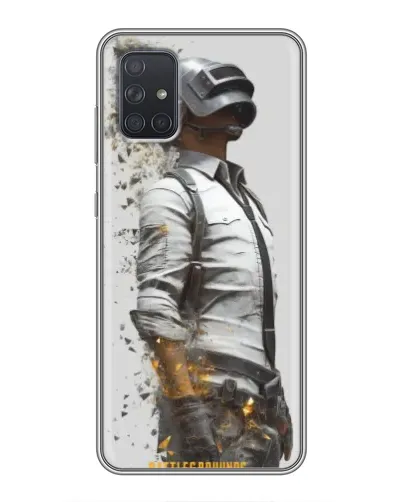 Чехол для Samsung Galaxy A71 (A715) с картинкой «PUBG — боец в пыли» Чехол для Samsung Galaxy A71 (A715) с картинкой «PUBG — боец в пыли»