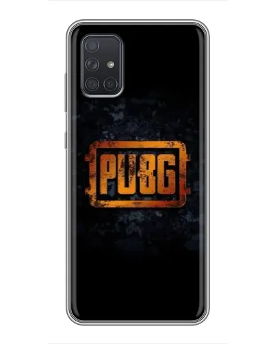 Чехол для Samsung Galaxy A71 (A715) с картинкой «PUBG — золотой логотип» Чехол для Samsung Galaxy A71 (A715) с картинкой «PUBG — золотой логотип»