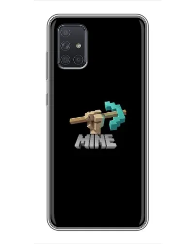 Чехол для Samsung Galaxy A71 (A715) с картинкой «Алмазная кирка»