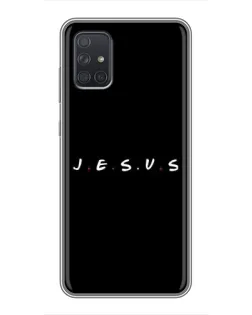 Чехол для Samsung Galaxy A71 (A715) с картинкой «Точки веры J.E.S.U.S.»