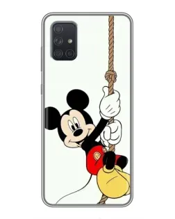 Чехол для Samsung Galaxy A71 (A715) с картинкой «Mickey на канате»
