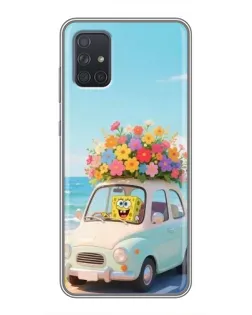Чехол для Samsung Galaxy A71 (A715) с картинкой «Автомобильное путешествие»
