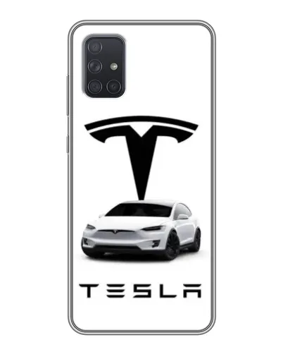 Чехол для Samsung Galaxy A71 (A715) с картинкой «Tesla White Style» Чехол для Samsung Galaxy A71 (A715) с картинкой «Tesla White Style»