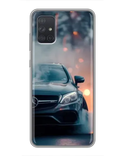 Чехол для Samsung Galaxy A71 (A715) с картинкой «Mercedes — ночной город» Чехол для Samsung Galaxy A71 (A715) с картинкой «Mercedes — ночной город»