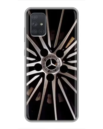 Чехол для Samsung Galaxy A71 (A715) с картинкой «Диск Mercedes» Чехол для Samsung Galaxy A71 (A715) с картинкой «Диск Mercedes»