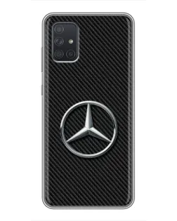 Чехол для Samsung Galaxy A71 (A715) с картинкой «Карбоновый Mercedes стиль» Чехол для Samsung Galaxy A71 (A715) с картинкой «Карбоновый Mercedes стиль»