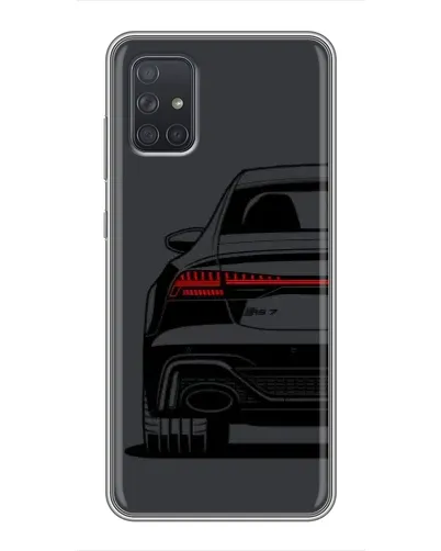 Чехол для Samsung Galaxy A71 (A715) с картинкой «Задняя часть Audi — арт»