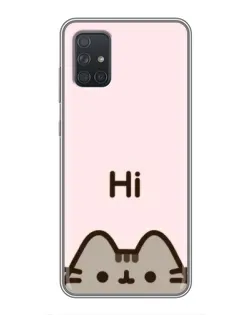 Чехол для Samsung Galaxy A71 (A715) с картинкой «Пушин говорит Hi» Чехол для Samsung Galaxy A71 (A715) с картинкой «Пушин говорит Hi»