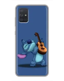 Чехол для Samsung Galaxy A71 (A715) с картинкой «Стич с укулеле» Чехол для Samsung Galaxy A71 (A715) с картинкой «Стич с укулеле»