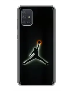 Чехол для Samsung Galaxy A72 с картинкой «Jordan Gradient Logo» Чехол для Samsung Galaxy A72 с картинкой «Jordan Gradient Logo»