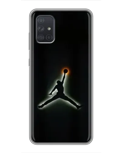 Чехол для Samsung Galaxy A72 с картинкой «Jordan Gradient Logo»