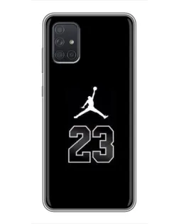 Чехол для Samsung Galaxy A72 с картинкой «Jordan Flight 23» Чехол для Samsung Galaxy A72 с картинкой «Jordan Flight 23»