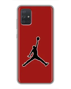 Чехол для Samsung Galaxy A72 с картинкой «Jordan Red Back» Чехол для Samsung Galaxy A72 с картинкой «Jordan Red Back»