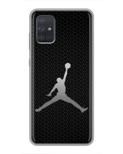 Чехол для Samsung Galaxy A72 с картинкой «Jordan Dark Carbon»