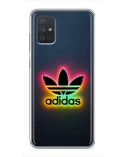 Чехол для Samsung Galaxy A72 с картинкой «Неоновый Adidas» Чехол для Samsung Galaxy A72 с картинкой «Неоновый Adidas»