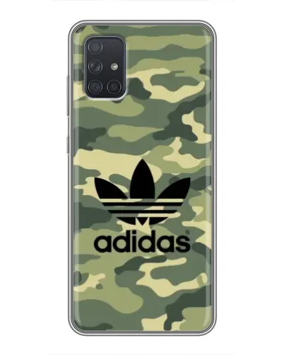 Чехол для Samsung Galaxy A72 с картинкой «Милитари стиль Adidas»