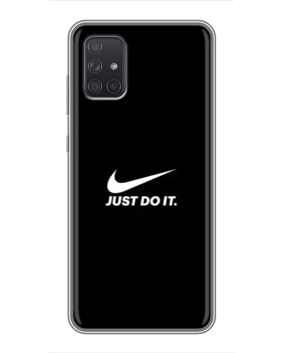 Чехол для Samsung Galaxy A72 с картинкой «Минимализм от Nike»