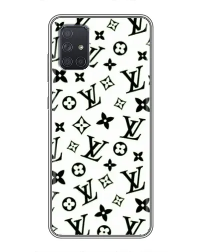Чехол для Samsung Galaxy A72 с картинкой «Монохромный хаос LV»
