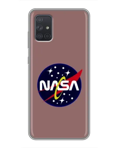 Чехол для Samsung Galaxy A72 с картинкой «NASA — ретро космос»