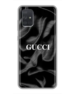 Чехол для Samsung Galaxy A72 с картинкой «Gucci — шелковые волны» Чехол для Samsung Galaxy A72 с картинкой «Gucci — шелковые волны»