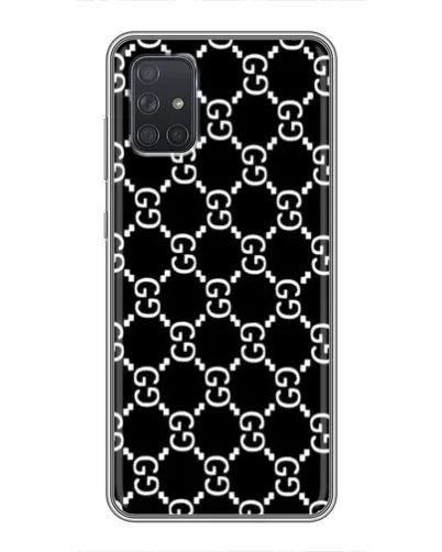 Чехол для Samsung Galaxy A72 с картинкой «Gucci — сетчатый паттерн»