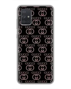 Чехол для Samsung Galaxy A72 с картинкой «Классическая монограмма Gucci»