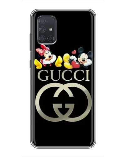 Чехол для Samsung Galaxy A72 с картинкой «Gucci — герои Disney»