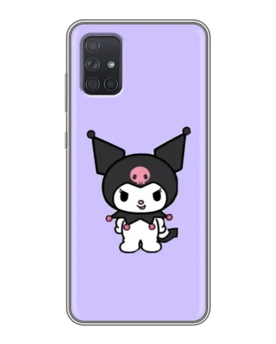 Чехол для Samsung Galaxy A72 с картинкой «Kuromi — нежный фиолетовый»