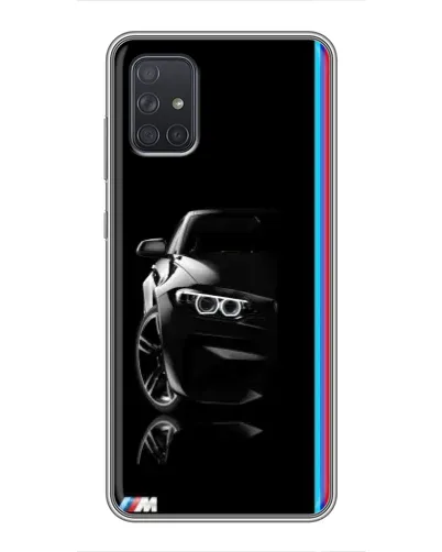 Чехол для Samsung Galaxy A72 с картинкой «Силуэт BMW в темноте» Чехол для Samsung Galaxy A72 с картинкой «Силуэт BMW в темноте»