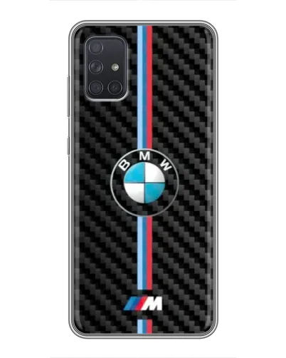 Чехол для Samsung Galaxy A72 с картинкой «Эмблема BMW и карбон» Чехол для Samsung Galaxy A72 с картинкой «Эмблема BMW и карбон»